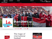 Tablet Screenshot of blackpool-cup.co.uk